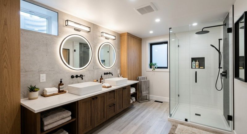 Basement Bathroom Remodeling in Walworth County, WI