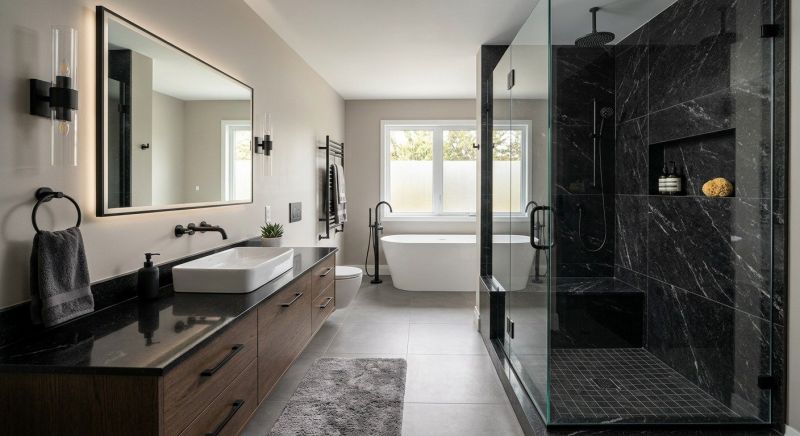 Granite Shower Installation in Walworth County, WI